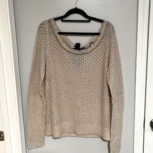 NWT Free People Boat Neck Sweater